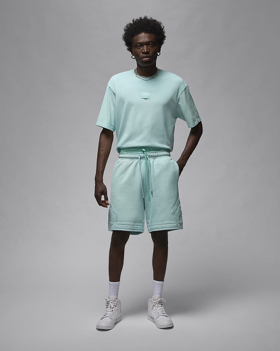 Grey jordan sweat shorts deals